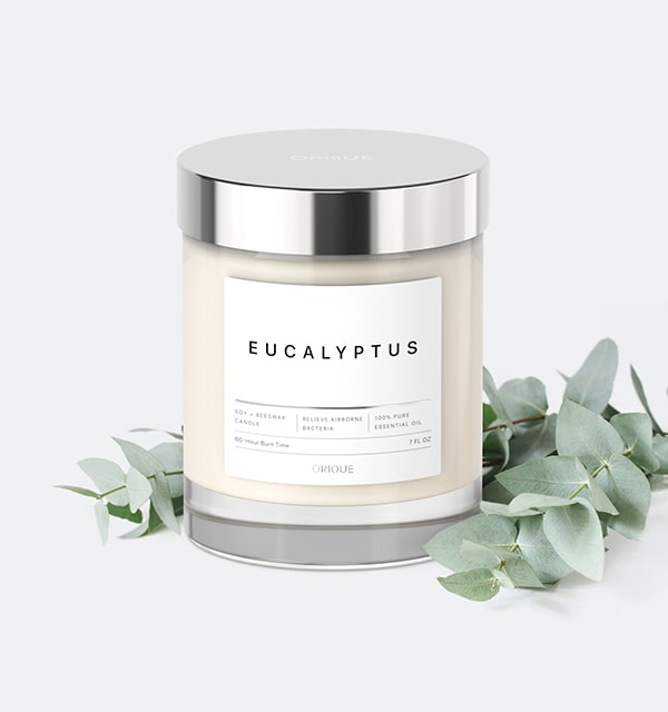 Eucalyptus Candle | Indulge in the revitalizing aroma to energize the mind and body. Eucalyptus Candle | Indulge in the revitalizing aroma to energize the mind and body.
