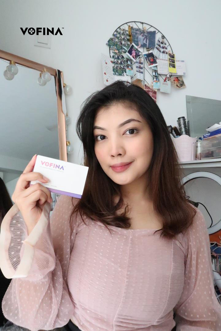 Munirah Ibrahim, 35 | I can finally enjoy intercourse without feeling dry and painful! Thank you VOFINA for keeping my V moist all day long.